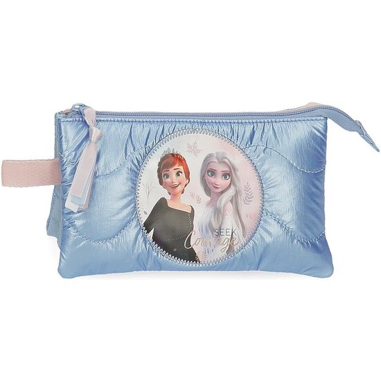 DISNEY FROZEN ESTUCHE ESCOLAR POLIÉSTER SEEK COURAGE AZUL image 0