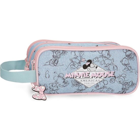 DISNEY ESTUCHE ESCOLAR POLIÉSTER AMERICAN DARLING AZUL image 0