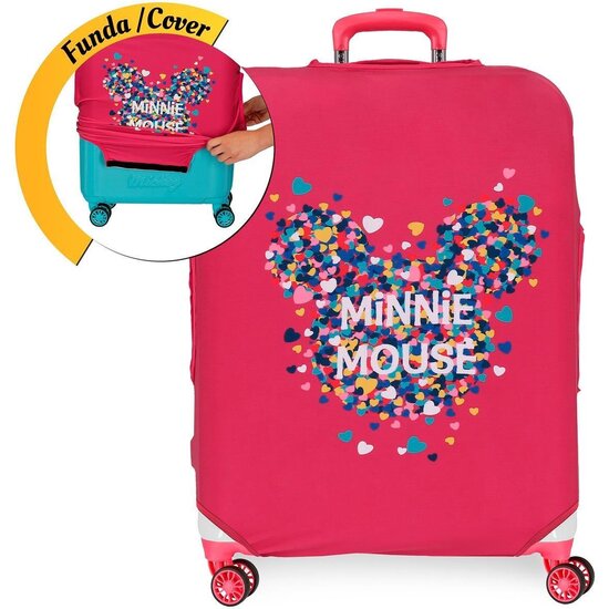 DISNEY FUNDA PARA MALETAS SINTÉTICO FUNNY COVERS DISNEY ROSA image 0
