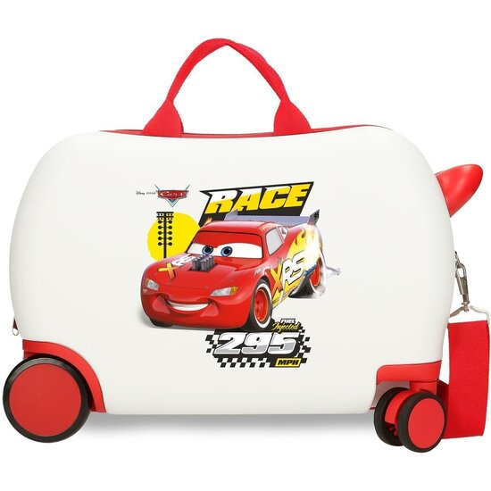 DISNEY MALETA CORREPASILLOS ABS RÍGIDA JOY CARS BEIGE image 0