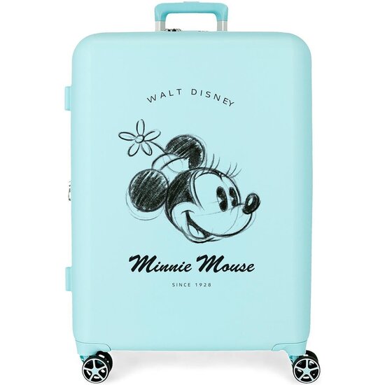 DISNEY MALETA MEDIANA ABS RÍGIDA GOOD THINGS AZUL image 0
