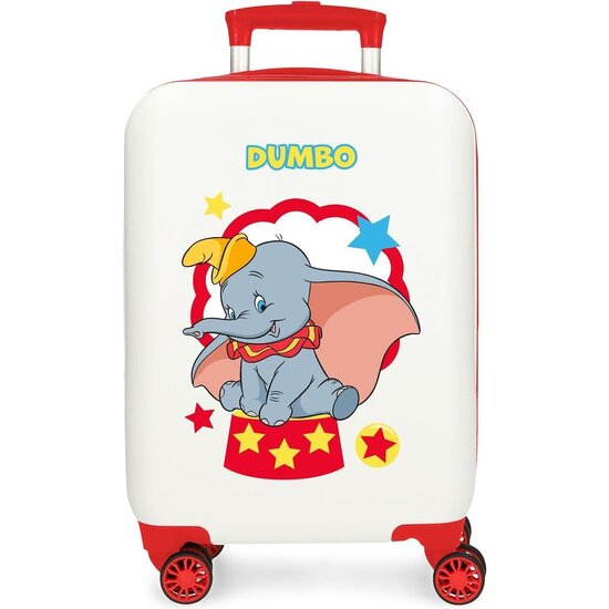 DISNEY MALETA DE CABINA ABS RÍGIDA DUMBO CIRCUS BLANCO image 0
