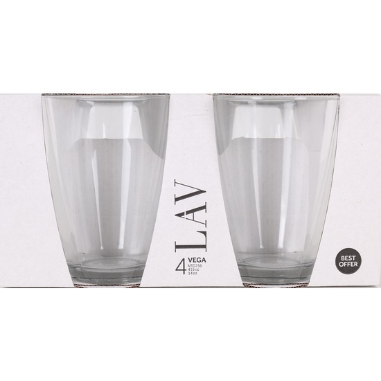 SET 4 GLASS 415CC VEGA  image 1