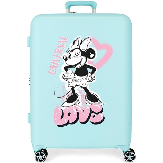 DISNEY MALETA MEDIANA ABS RÍGIDA GOOD THINGS AZUL image 0