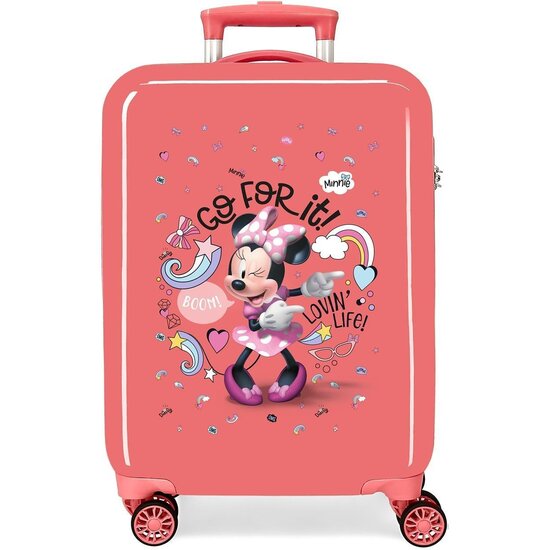 DISNEY MALETA DE CABINA ABS RÍGIDA ROSA image 0