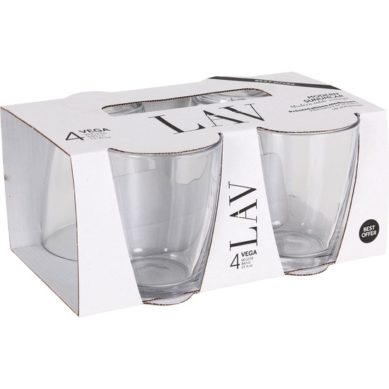 SET 4 GLASS 340CC VEGA  image 5