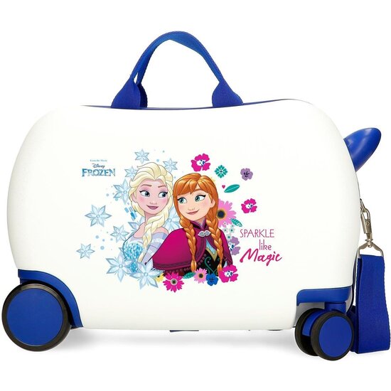 DISNEY MALETA CORREPASILLOS ABS RÍGIDA SPARKLE LIKE MAGIC BLANCO image 0