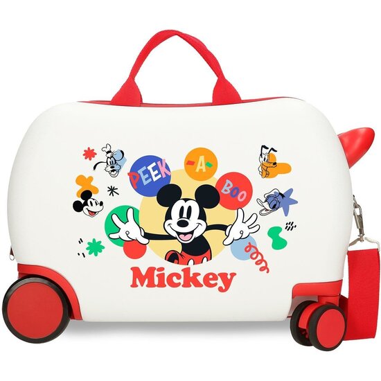 DISNEY MALETA CORREPASILLOS ABS RÍGIDA PEEK A BOO BLANCO image 0