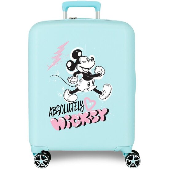 DISNEY MALETA DE CABINA ABS RÍGIDA GOOD THINGS AZUL image 0