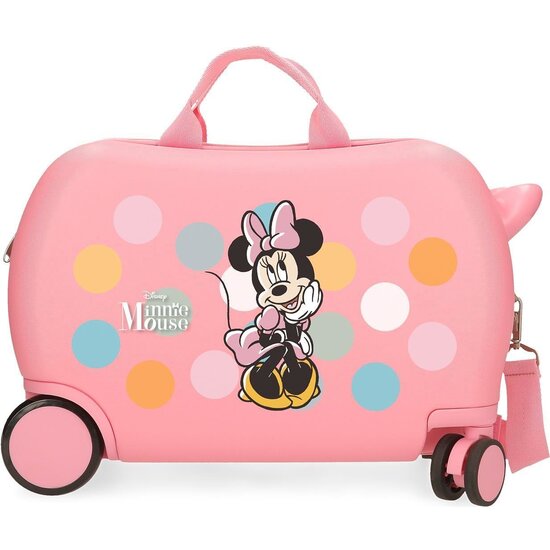 DISNEY MALETA CORREPASILLOS ABS RÍGIDA ROSA image 0