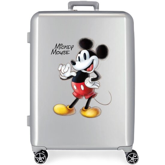 DISNEY MALETA MEDIANA ABS RÍGIDA JOYFUL GRIS image 0