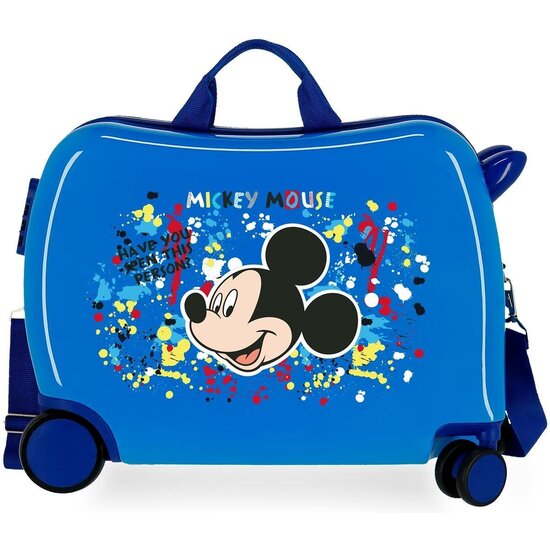 DISNEY MICKEY MALETA CORREPASILLOS ABS RÍGIDA COLOUR MAYHEM AZUL image 0