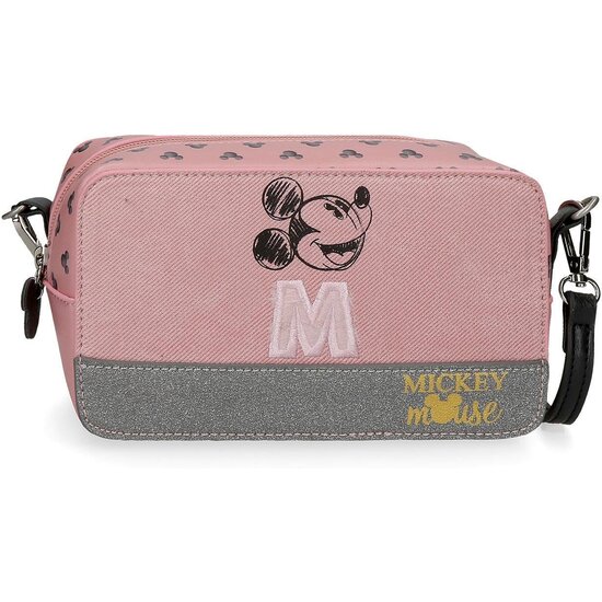 DISNEY MICKEY BOLSO BANDOLERA PVC Y POLIÉSTER ROSA image 0