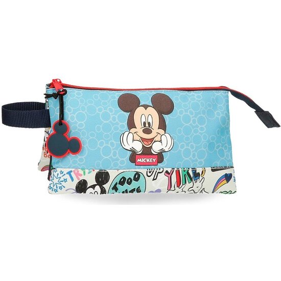 DISNEY MICKEY ESTUCHE ESCOLAR POLIÉSTER MICKEY BE COOL AZUL image 0