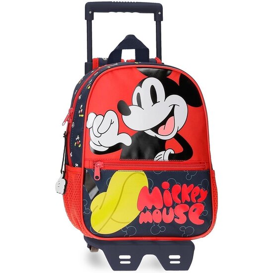 DISNEY MICKEY MOCHILA ESCOLAR CON CARRO MICROFIBRA MICKEY MOUSE FASHION image 0