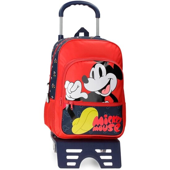 DISNEY MICKEY MOCHILA ESCOLAR CON CARRO MICROFIBRA MICKEY MOUSE FASHION image 0