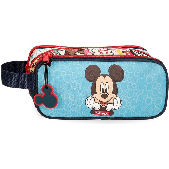 DISNEY MICKEY ESTUCHE ESCOLAR POLIÉSTER MICKEY BE COOL AZUL image 0