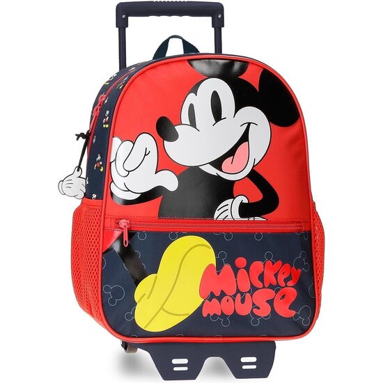 DISNEY MICKEY MOCHILA ESCOLAR CON CARRO MICROFIBRA MICKEY MOUSE FASHION image 0