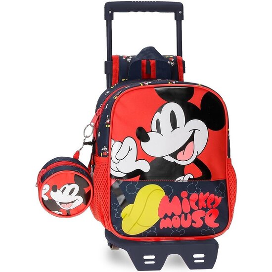 DISNEY MICKEY MOCHILA ESCOLAR CON CARRO MICROFIBRA MICKEY MOUSE FASHION image 0