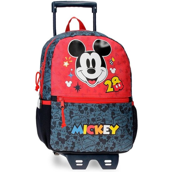 DISNEY MICKEY MOCHILA ESCOLAR CON CARRO POLIÉSTER MICKEY GET MOVING MULTICOLOR image 0