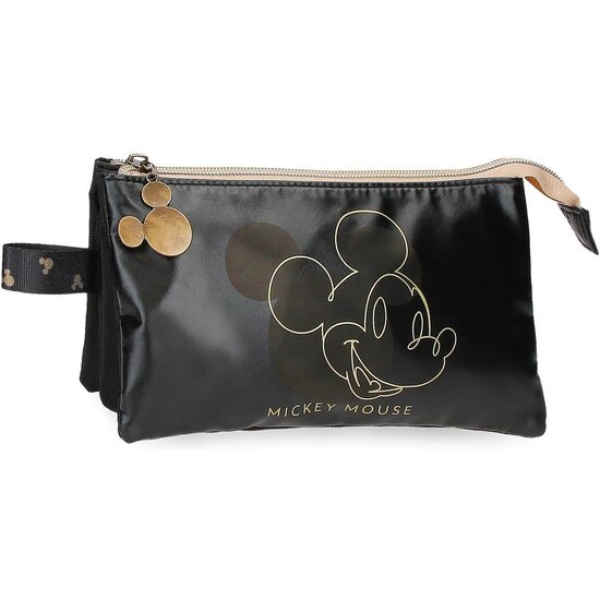 DISNEY MICKEY ESTUCHE ESCOLAR POLIÉSTER MICKEY OUTLINE NEGRO image 0