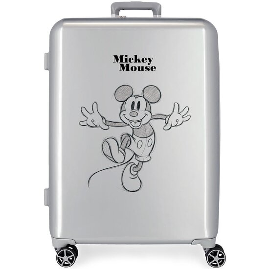 DISNEY MALETA MEDIANA ABS RÍGIDA JOYFUL GRIS image 0