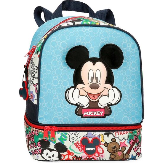 DISNEY MICKEY MOCHILA ESCOLAR POLIÉSTER MICKEY BE COOL AZUL image 0