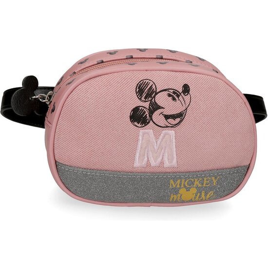 DISNEY MICKEY RIÑONERA CASUAL PVC Y POLIÉSTER ROSA image 0