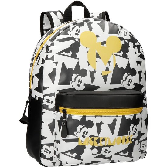 DISNEY MICKEY MOCHILA ESCOLAR PIEL SINTÉTICA CALEIDOSCOPIO MULTICOLOR image 0