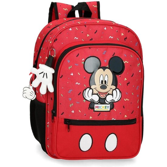 DISNEY MICKEY MOCHILA ESCOLAR POLIÉSTER IT´S A MICKEY THING ROJO image 0
