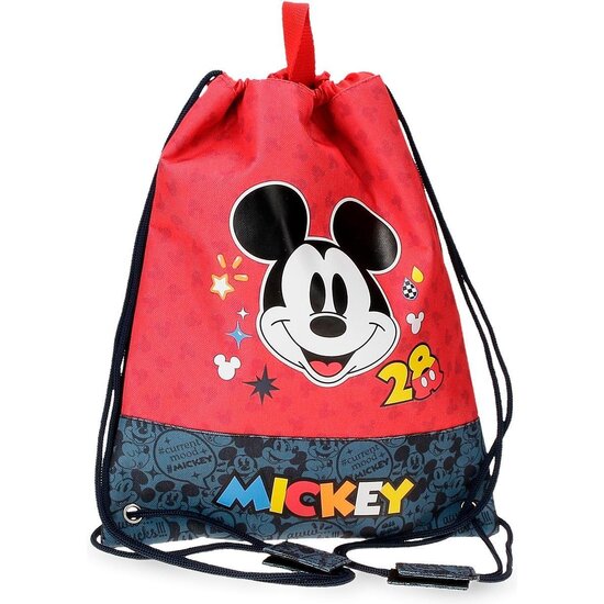 DISNEY MICKEY MOCHILA SACO Y PORTA ALIMENTOS POLIÉSTER MICKEY GET MOVING image 0