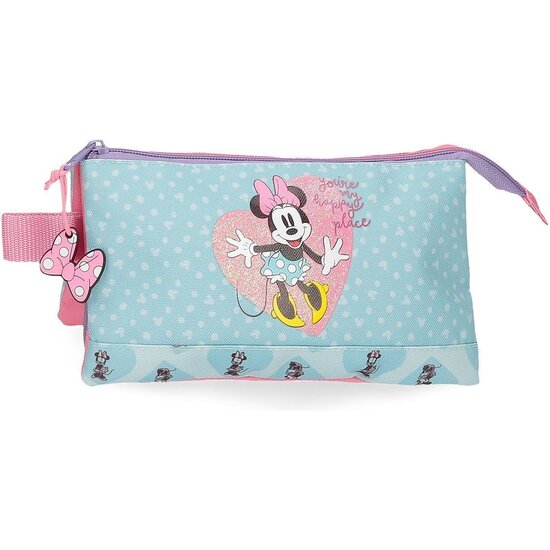 DISNEY MINNIE ESTUCHE ESCOLAR POLIÉSTER MINNIE MY HAPPY PLACE AZUL image 0