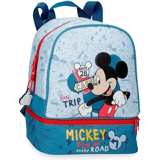 DISNEY MICKEY MOCHILA ESCOLAR POLIÉSTER ROAD TRIP AZUL image 0