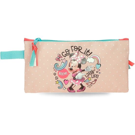 DISNEY MINNIE ESTUCHE ESCOLAR MICROFIBRA MINNIE LOVIN LIFE MULTICOLOR image 0