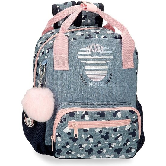DISNEY MICKEY MOCHILA ESCOLAR POLIÉSTER MICKEY DENIM AZUL image 0