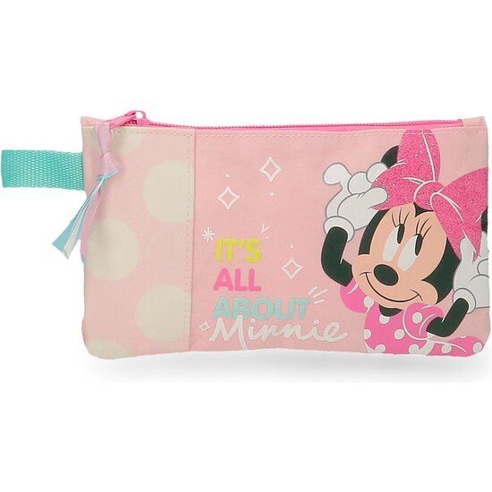 DISNEY MINNIE ESTUCHE ESCOLAR POLIÉSTER PLAY ALL DAY ROSA image 0