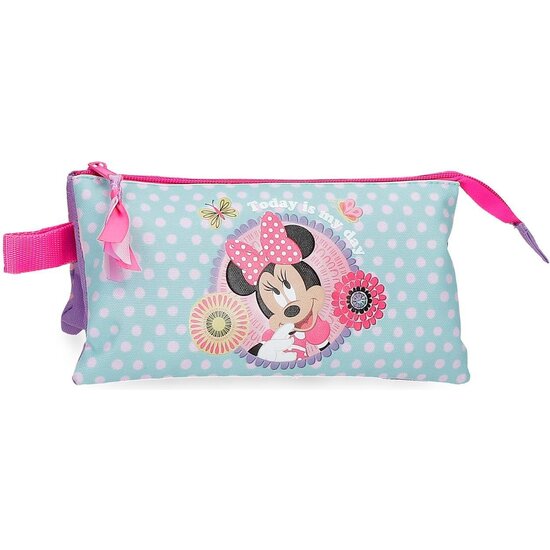DISNEY MINNIE ESTUCHE ESCOLAR POLIÉSTER TODAY IS MY DAY MORADO image 0