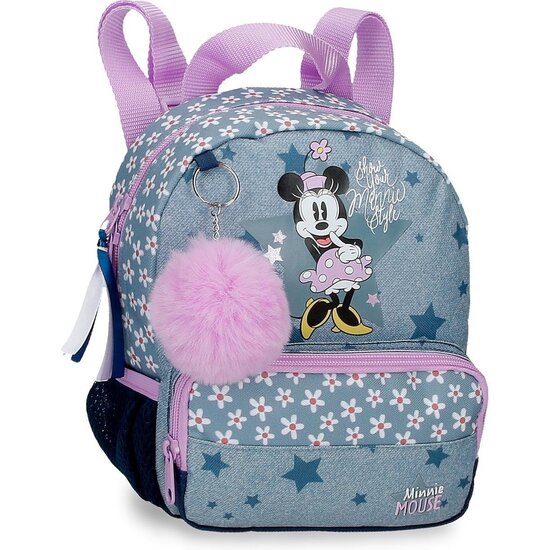 DISNEY MINNIE MOCHILA ESCOLAR POLIÉSTER MINNIE STYLE AZUL image 0
