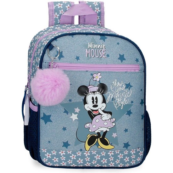 DISNEY MINNIE MOCHILA ESCOLAR POLIÉSTER MINNIE STYLE AZUL image 0