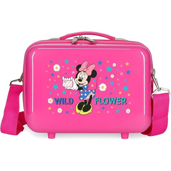 DISNEY MINNIE NECESER DE VIAJE ABS WILD FLOWER ROSA image 0