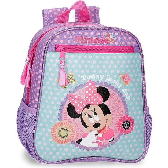 DISNEY MINNIE MOCHILA ESCOLAR POLIÉSTER TODAY IS MY DAY MORADO image 0