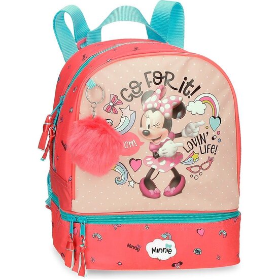 DISNEY MINNIE MOCHILA ESCOLAR MICROFIBRA MINNIE LOVIN LIFE MULTICOLOR image 0
