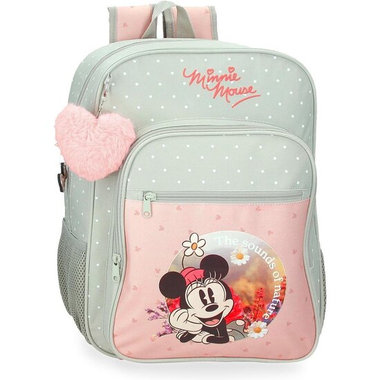 DISNEY MOCHILA ESCOLAR POLIÉSTER MINNIE WILD NATURE VERDE image 0