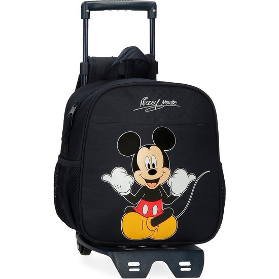 DISNEY MOCHILA ESCOLAR CON CARRO POLIÉSTER NEGRO image 0