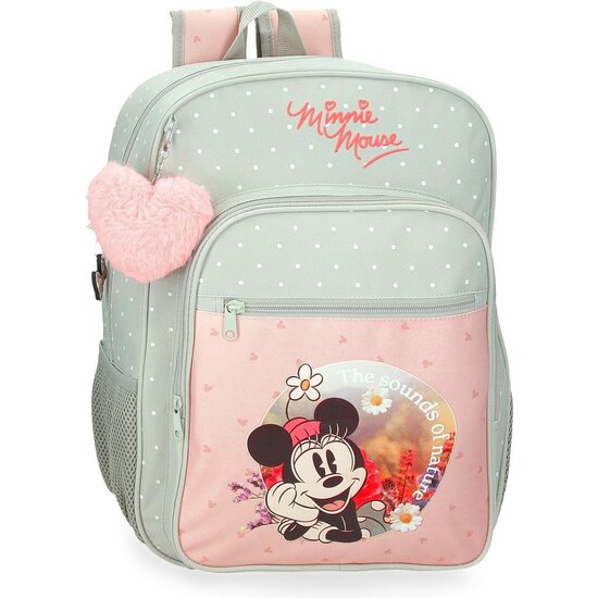 DISNEY MOCHILA ESCOLAR POLIÉSTER MINNIE WILD NATURE VERDE image 0