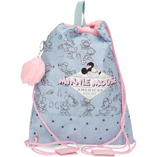 DISNEY MOCHILA SACO Y PORTA ALIMENTOS POLIÉSTER AMERICAN DARLING AZUL image 0