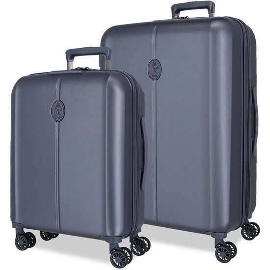 EL POTRO JUEGO DE MALETAS ABS RÍGIDA AZUL image 0