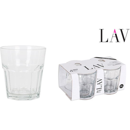 SET 4 WATER GLASS 305CC ARAS  image 0