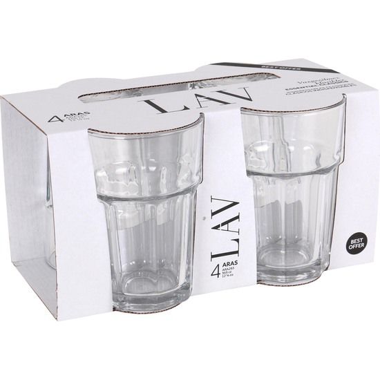 SET 4 GLASS 365CC ARAS  image 5
