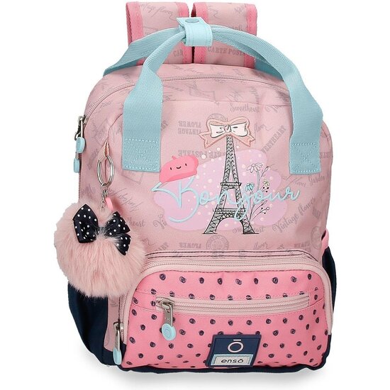 ENSO MOCHILA ESCOLAR POLIÉSTER AZUL image 0